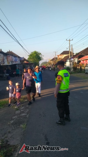 Bhabinkamtibmas Desa Sesandan Hadiri HUT STT KUMARA SATYA Ke-43