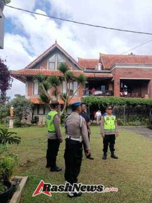 Polsek Baturiti Lakukan Pengamanan Misa Minggu umat Kristen