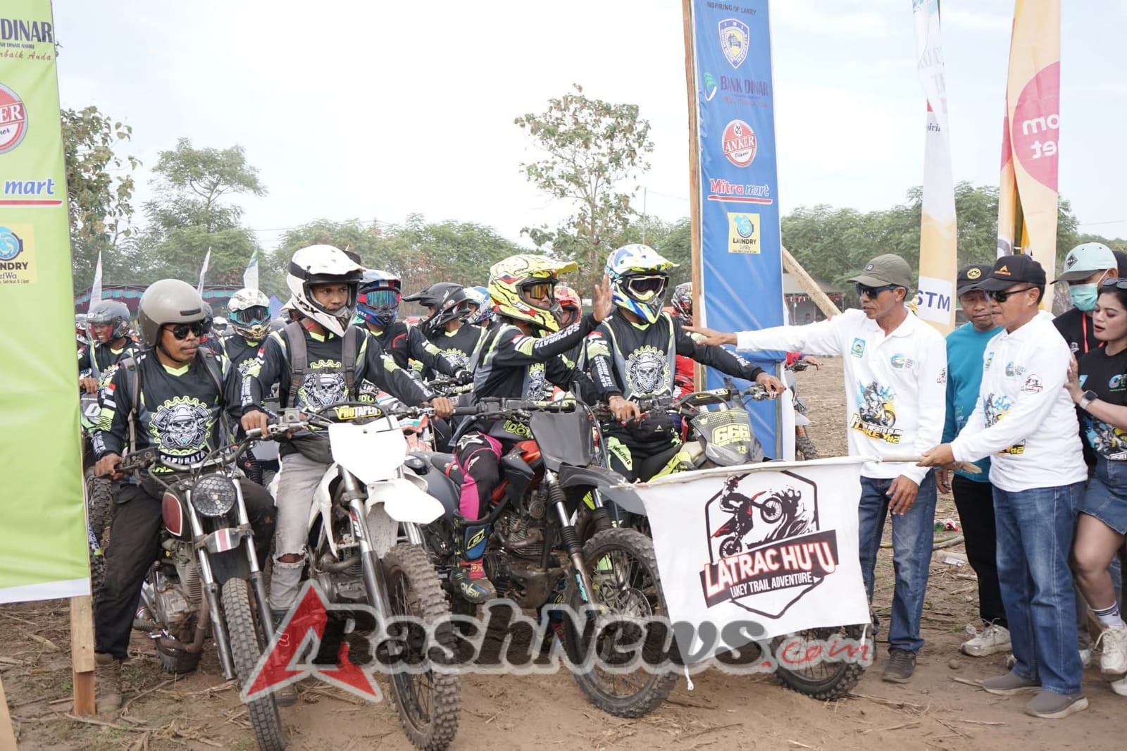 Lakey Diserbu 1.100 Rider, Kodim 1614/Dompu Turun Tangan Jaga Keamanan Event Trabas Internasional