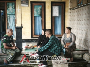 Beri Dukungan Moril dan Tali Asih Dandim 1616/Gianyar Laksanakan Besuk Anggota Sakit Menahun