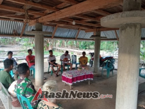Babinsa Laksanakan Komsos, Jalin Silaturahmi dan Bahas Kerukunan Keluarga Bersama Warga Binaan