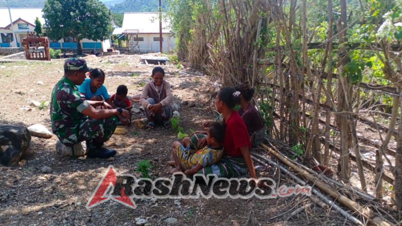 Babinsa dan Warga Duduk Bersama Bahas Kebersihan Lingkungan dan Pemberdayaan Ekonomi Keluarga