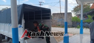 Sinergi Untuk Gizi Anak, Babinsa Koramil 1627-01 Ba’a Dampingi Pelaksanaan Program MBG di Rote Ndao