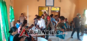 Peduli Kesehatan Ibu dan Anak, Babinsa Rote Ndao Pantau Langsung Kegiatan Posyandu
