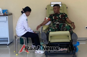 Pos Salore Gerak Cepat Bantu Warga Kekurangan Darah Pasca Lahiran dengan Donor Darah