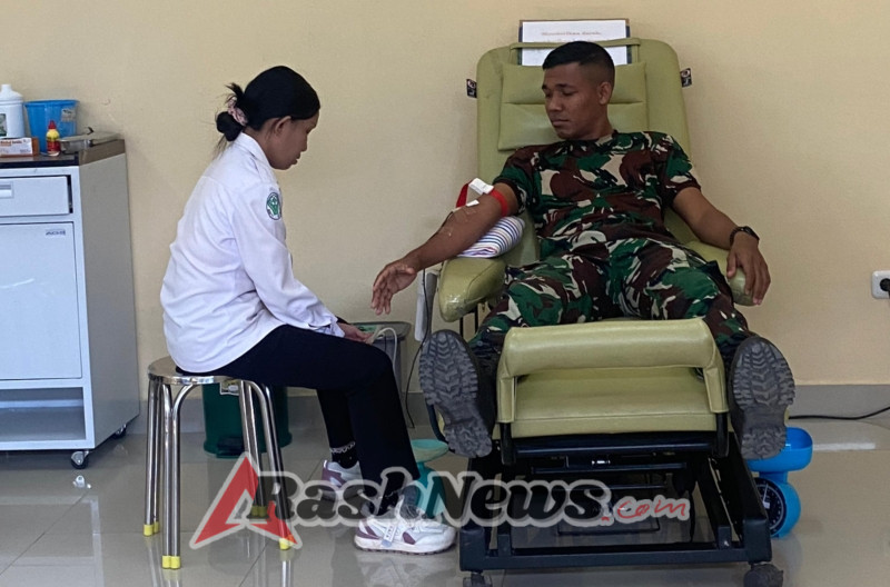 Pos Salore Gerak Cepat Bantu Warga Kekurangan Darah Pasca Lahiran dengan Donor Darah