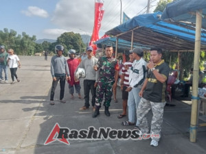 Turnamen Meriah, Keamanan Terjaga Berkat Peran Aktif Babinsa Ende