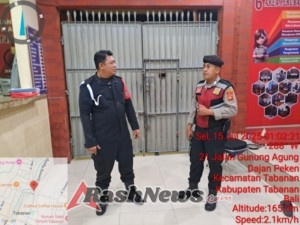 Sat Samapta Polres Tabanan Gencarkan Patroli Subuh Presisi, Jaga Kamtibmas Tetap Kondusif