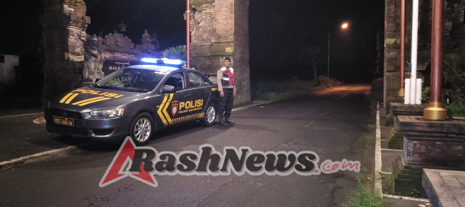 Guna Tekan Potensi Kriminalitas, Polsek Abiansemal Konsisten Laksanakan Patroli Subuh Di Jalur Sepi