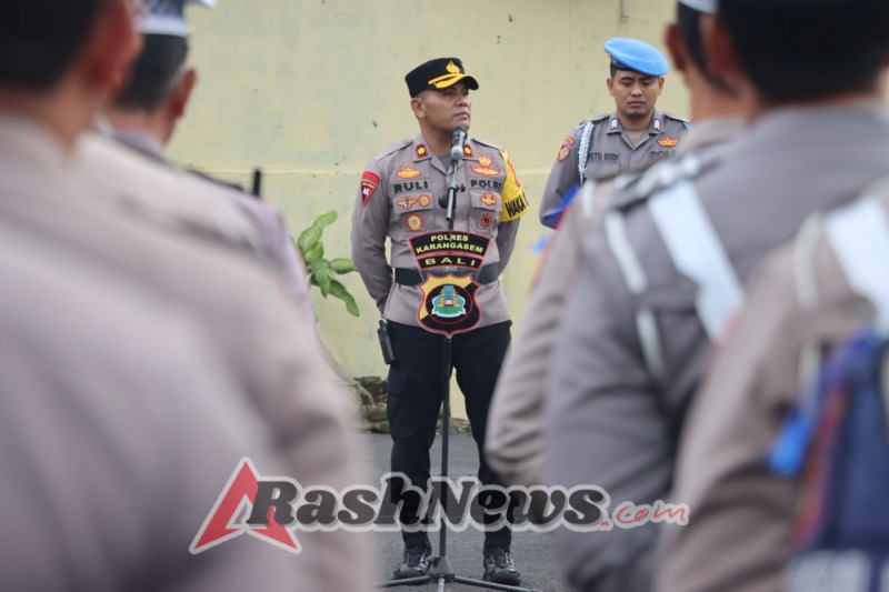Wakapolres Karangasem Pimpin Apel Pagi: Tingkat Kriminalitas Menurun, Perhatian Terhadap Laka Lantas