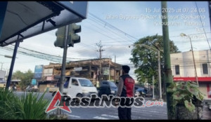 Cegah kemacetan Polsek Tabanan laksanakan Pengaturan lalulintas di pagi hari