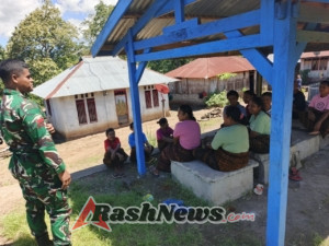 Komsos di Wilayah Binaan, Babinsa Berperan Aktif Jaga Situasi Kondusif