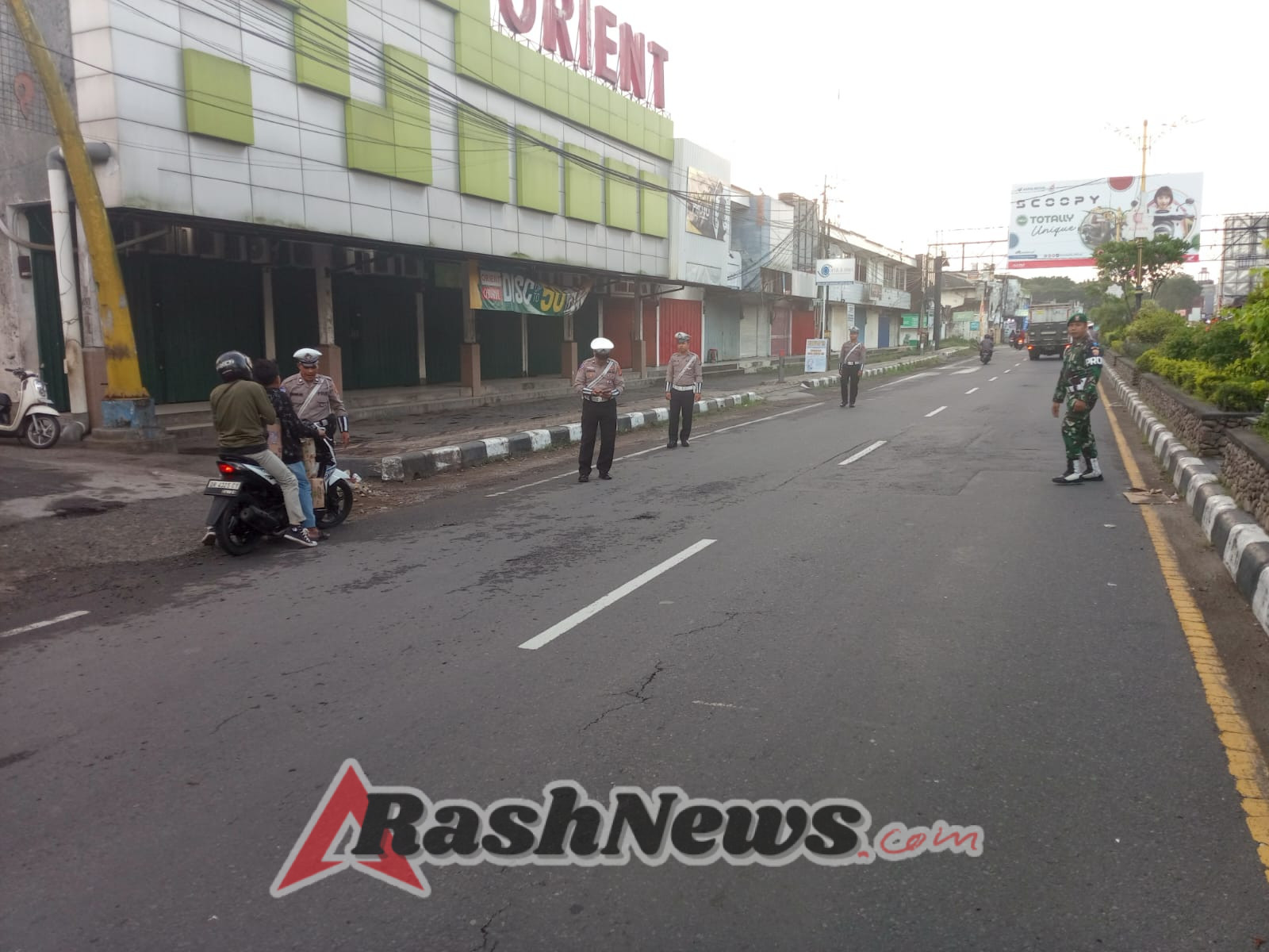 Kodim 1620/Loteng Kirim Pasukan Bantu Kepolisian Dalam Operasi Patuh Rinjani