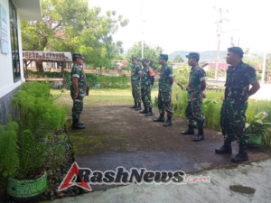 Koramil 1628-05/Jereweh Gelar Apel Pagi, Disiplin dan Sinergi Ditekankan dalam Arahan Serka Hapif