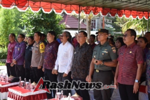 Komandan Kodim 1609/Buleleng Hadiri Launching Penyaluran Bantuan Beras CPP untuk Juni–Juli 2025