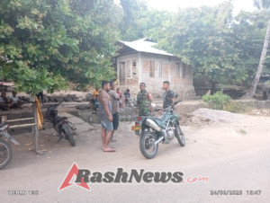 Babinsa 1602-04/Maurole Intensifkan Komsos dan Pamwil di Desa Ndondo