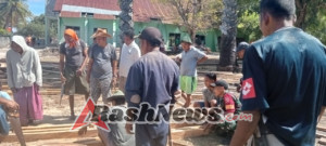 Babinsa Rote Timur Hadiri Doa Bersama dan Awal Pembangunan Gereja Pniel Kimadale