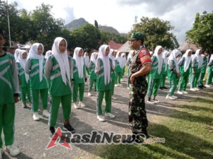 Kolaborasi TNI dan Sekolah, Perkuat Karakter Siswa Baru SMA N 1 Belo