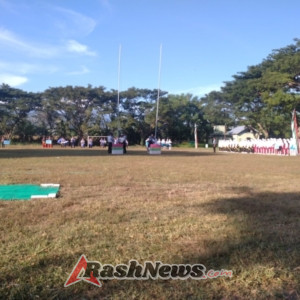 Kebersamaan TNI dan Santri, Babinsa Desa Stowe Brang Hadiri PORSENI Al Hikmah 2025