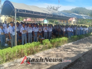 Melalui MPLS, Personel Babinsa Koramil 1618-04/Bisel Tanamkan Jiwa Nasionalisme Sejak Usia Muda.