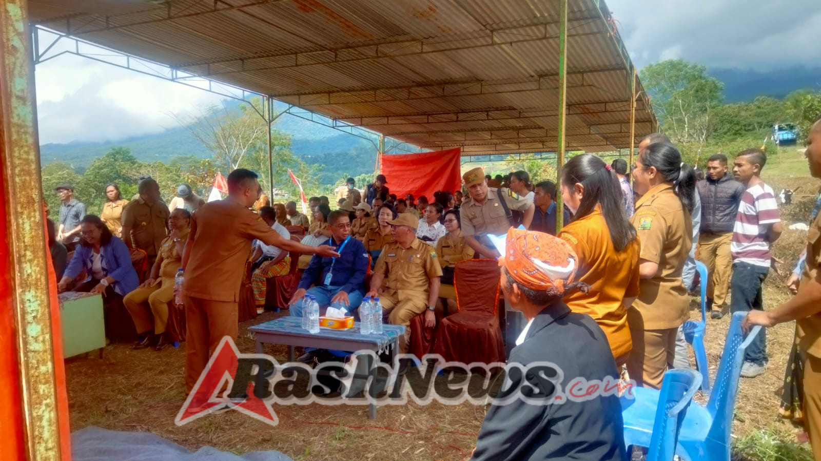 Bupati Manggarai Resmikan Green Skills Project, Babinsa Dukung Pemberdayaan Masyarakat Desa