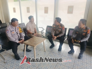 Kapolsek Denpasar Selatan Sambangi Komunitas Transportasi M Trans Bali