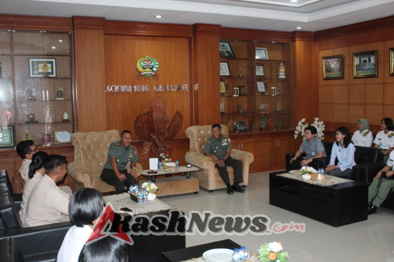 Dandim 1616/Gianyar Terima Audiensi SPPI Batch 3 dan SPPG Gianyar Usai Pendidikan di Rindam IX/Udayana