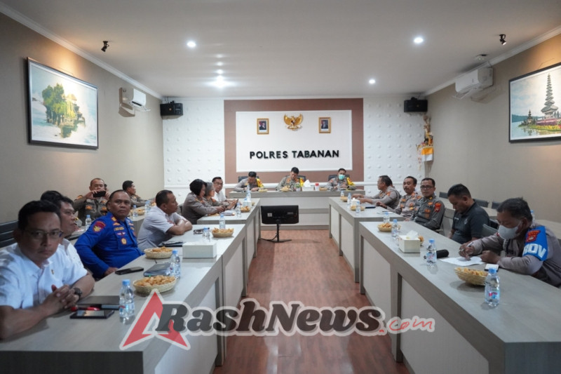 Kapolri Tekankan Profesionalisme, Polres Tabanan Tindaklanjuti Arah Kebijakan Lewat Anev Virtual
