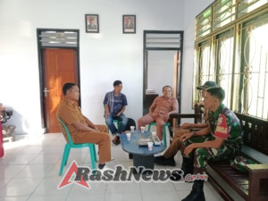 Jelang HUT Desa Tambora, Babinsa Dampingi Rencana Pertandingan Sepak Bola