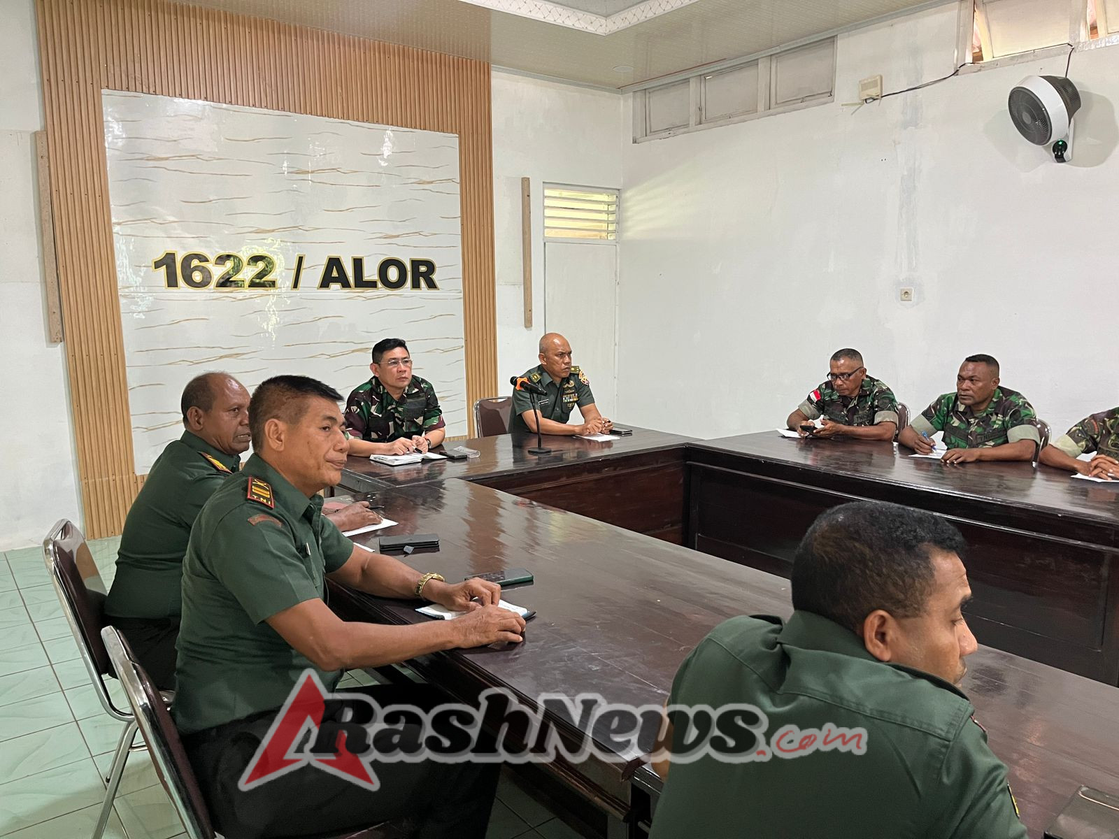 Rapat TMMD ke-125, Dandim 1622/Alor Bahas Persiapan di Desa Kiraman