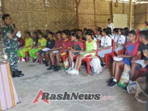 MPLS SMA Sint John Wanokaza Dihiasi Materi Bela Negara dari Danramil