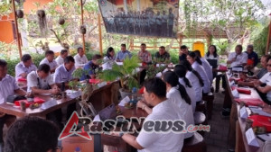 Satukan Komitmen, Pasiops Kodim Klungkung Hadiri  Uji Publik Dan Penyempurnaan Renkon Gempa Bumi