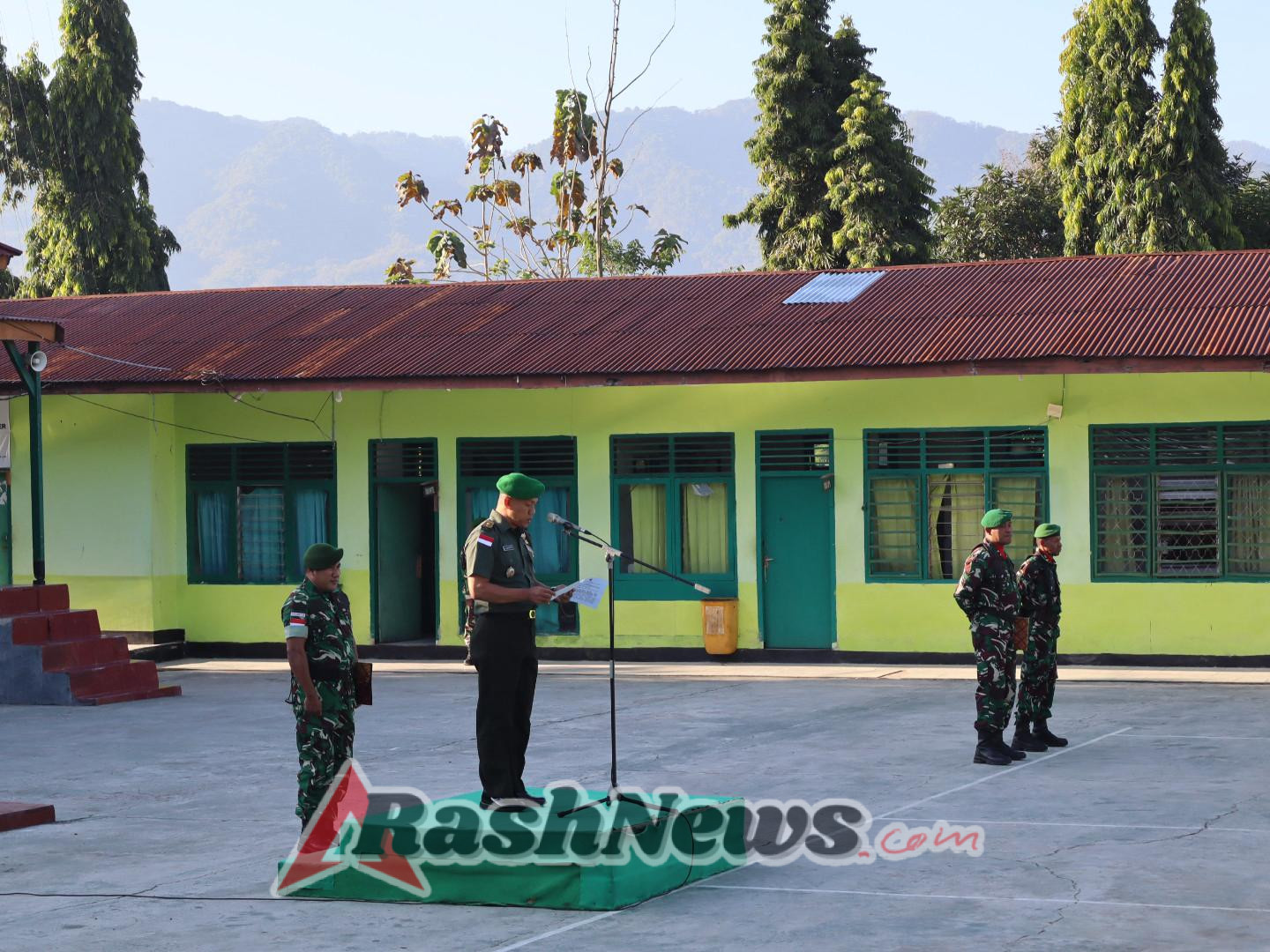 Kodim 1622/Alor Peringati 17 Juli 2025 Lewat Upacara Bendera Penuh Semangat