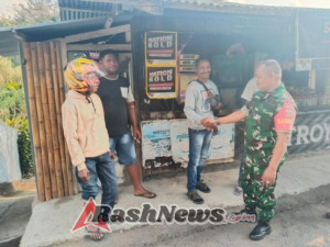 Babinsa Kodim 1602/Ende Tingkatkan Kamtibmas Lewat Komsos di Desa Niowula