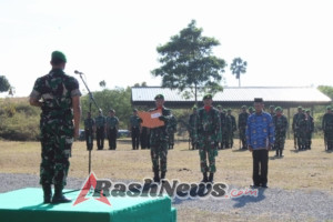 Semangat Nasionalisme Kodim 1627/Rote Ndao Melaksanakan Upacara Bendera