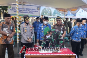 Mayor Inf Dahlan: Pemusnahan Miras Bukti Nyata Sinergi TNI dan Pemerintah Daerah