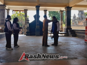 Babinsa Desa Penuktukan Ikuti Acara Pembukaan KKN Mahasiswa Universitas Udayana