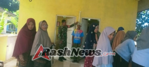 Babinsa Kodim 1602/Ende Dorong Kesadaran Gizi dan Kesehatan Lewat Posyandu