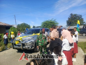 Koramil Lembor Hadiri Syukuran 40 Tahun Imamat RD. Benediktus Bensi