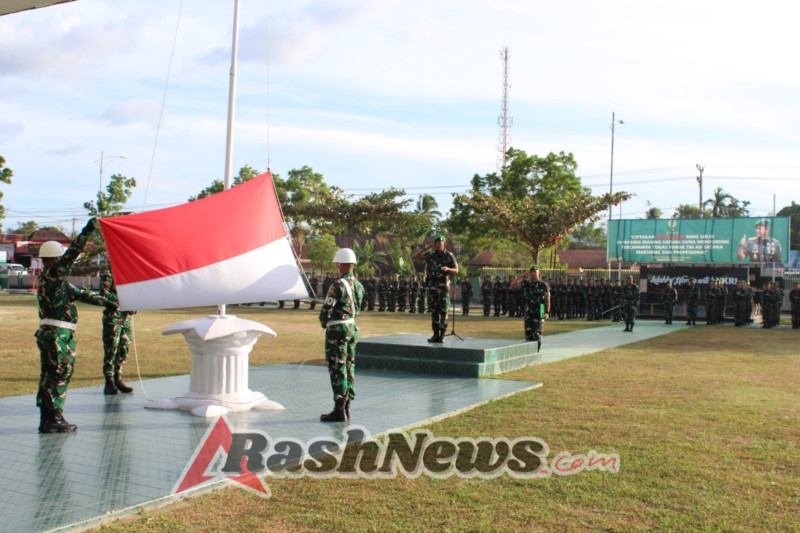Dandim 0309/Solok Pimpin Upacara Bendera Dilanjutkan Jam Komandan