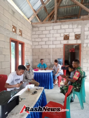 Sampaikan Visi Misi Dandim Babinsa Melaksanakan Komsos Dengan Aparat Desa