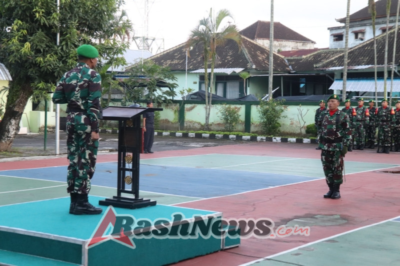 Dandim Klungkung Ajak Personel Oegang Teguh Sapta Marga, Sumpah Prajurit Dan 8 Wajib TNI