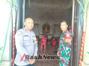 Kawal Peringatan Sejit Di Vihara Dharma Ratna, Koptu Wayan Sutamaya Ungkap Kokohkan Silahturahmi Dan Toleransi