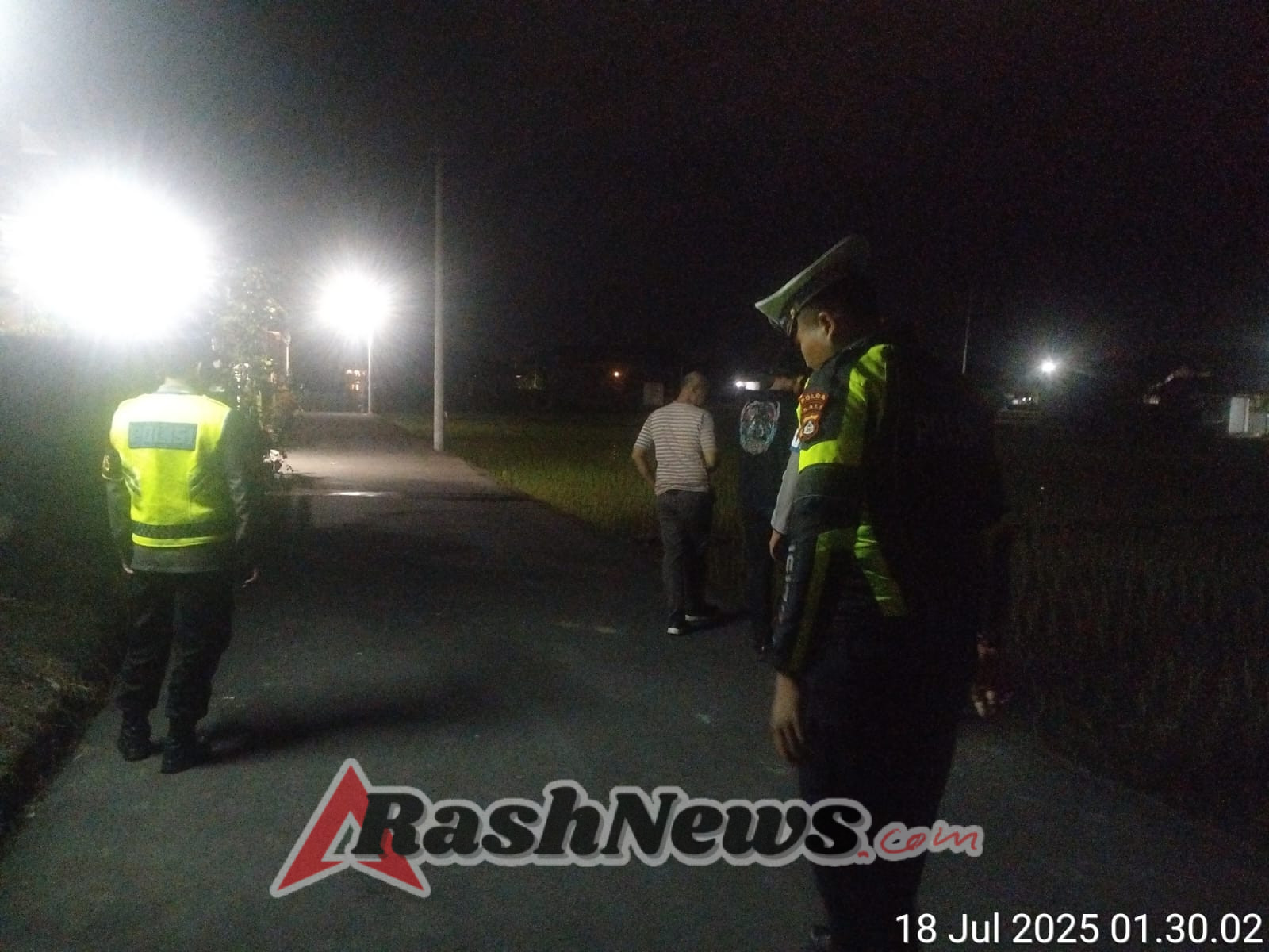 Blue Light Patrol Polres Tabanan Sasar Lokasi Rawan, Antisipasi Kejahatan 3C di Tengah Malam