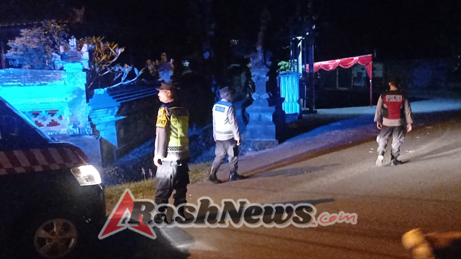 Blue Light Patrol ” Polsek Bebandem Cegah Gangguan Kriminalitas Pada Jam Rawan Agar Terciptanya Situasi Yang Aman Dan Kondusif.