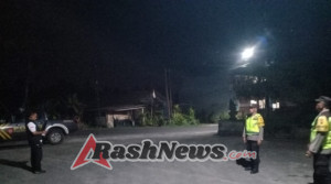 Antisipasi Gangguan Kamtibmas Polsek Penebel  Patroli Malam Hari