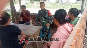 Babinsa Koramil 1618-05/Biut Jalin Komunikasi dengan Warga Demi Stabilitas Keamanan Desa