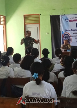 MPLS SMA Kristen Petra Kefamenanu Diwarnai Penyuluhan Wawasan Kebangsaan oleh Babinsa Koramil 1618-01/Miotim