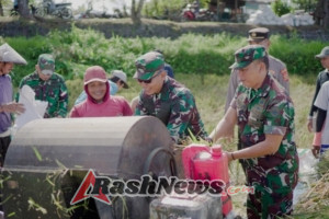 Latkol Sidik Pramono Dandim Klungkung; Mari Bersatu Tingkatkan Hanpangan Wilayah Wujudkan Swasembada Pangan Nasional