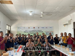 Kodim 1603/Sikka Laksanakan Rapat Sosialisasi dan Koordinasi Penyaluran Bantuan Pangan Tahun 2025.